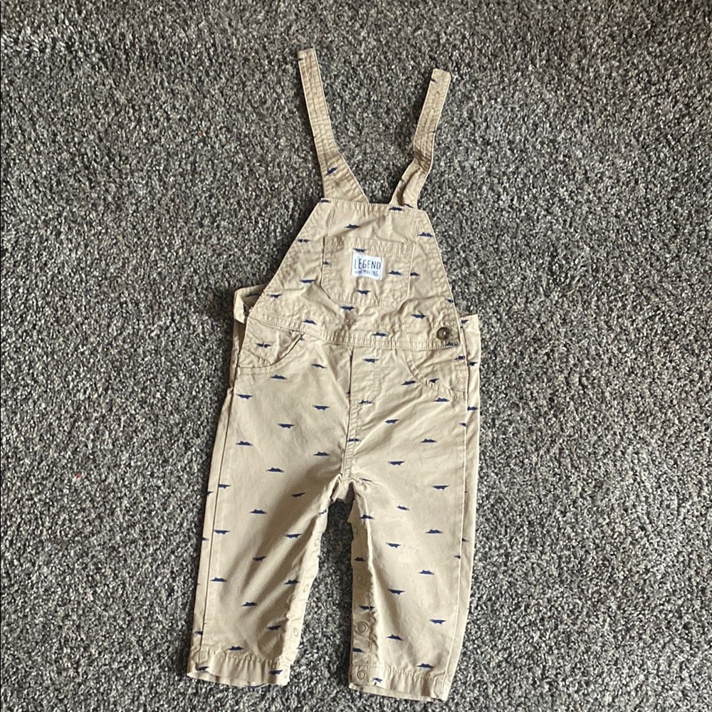 Carter's Tan Overalls Classic Bib-and-Brace One Piece